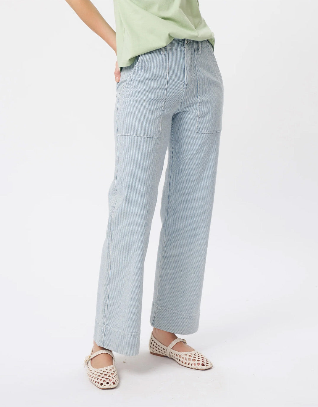 Kireina Celeste Jean Blue & White Stripe (Blue White Stipe)
