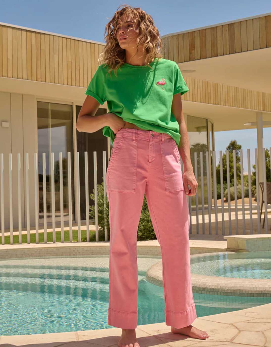 Kireina Celeste Pant (Sorbet Pink)