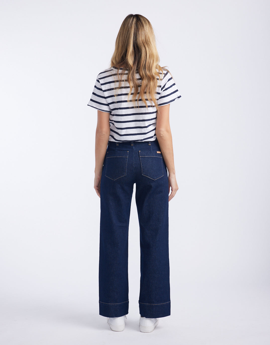 Celeste Wide Leg Jeans - (Indigo)