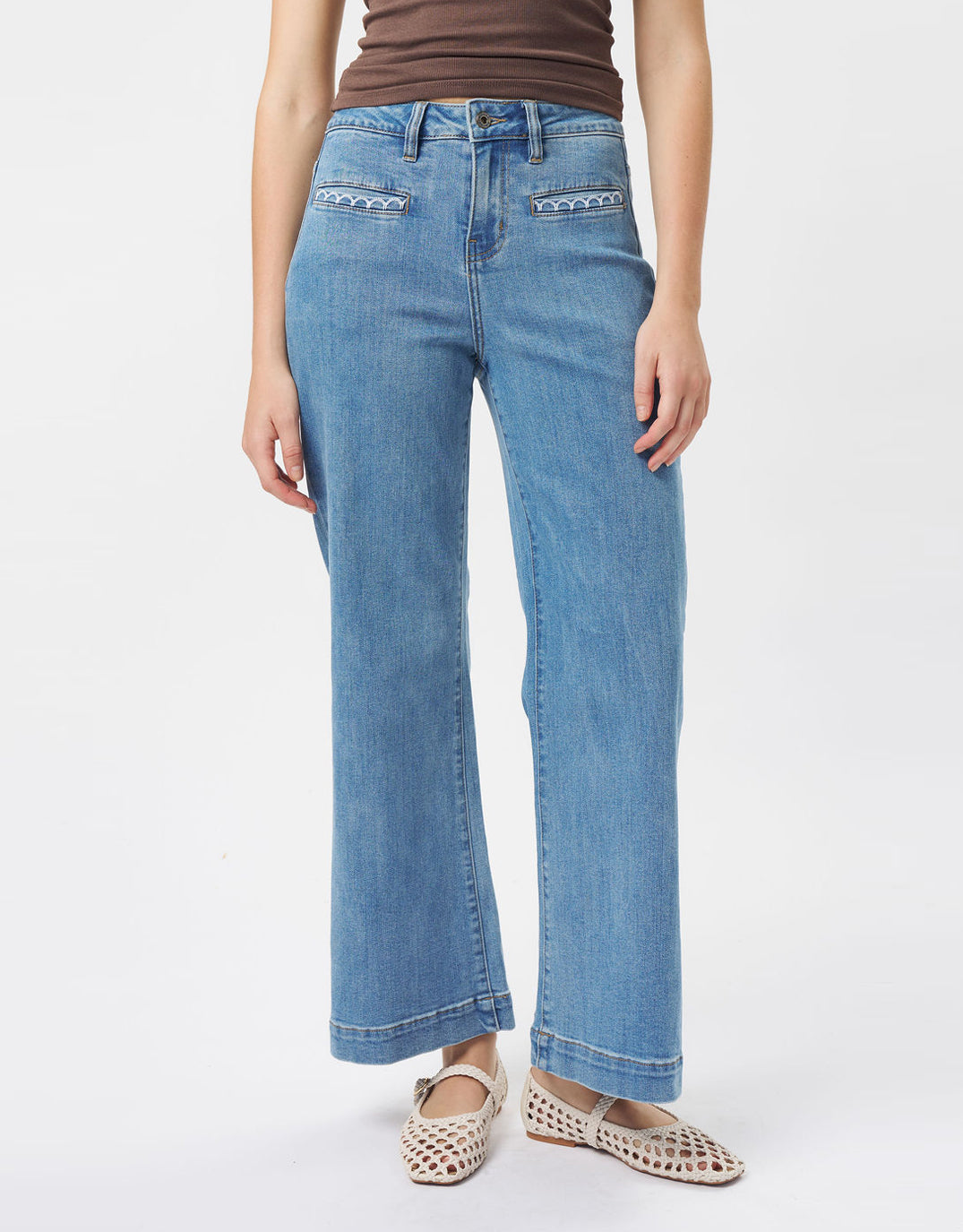 Kireina Freya Scallop Jean (70'S Blue)