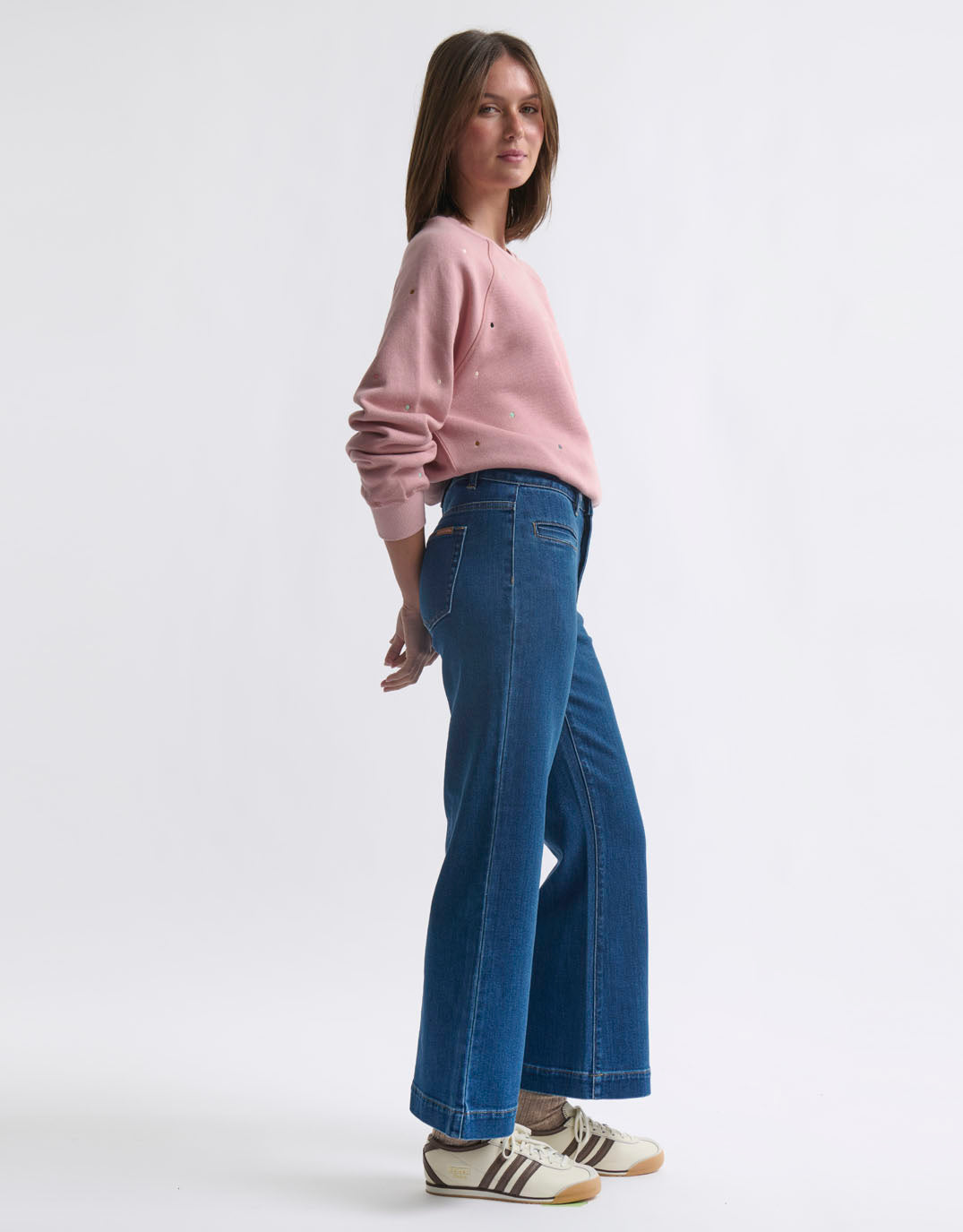 Kireina Freya Welt Pocket Jean (Brentwood Blue)