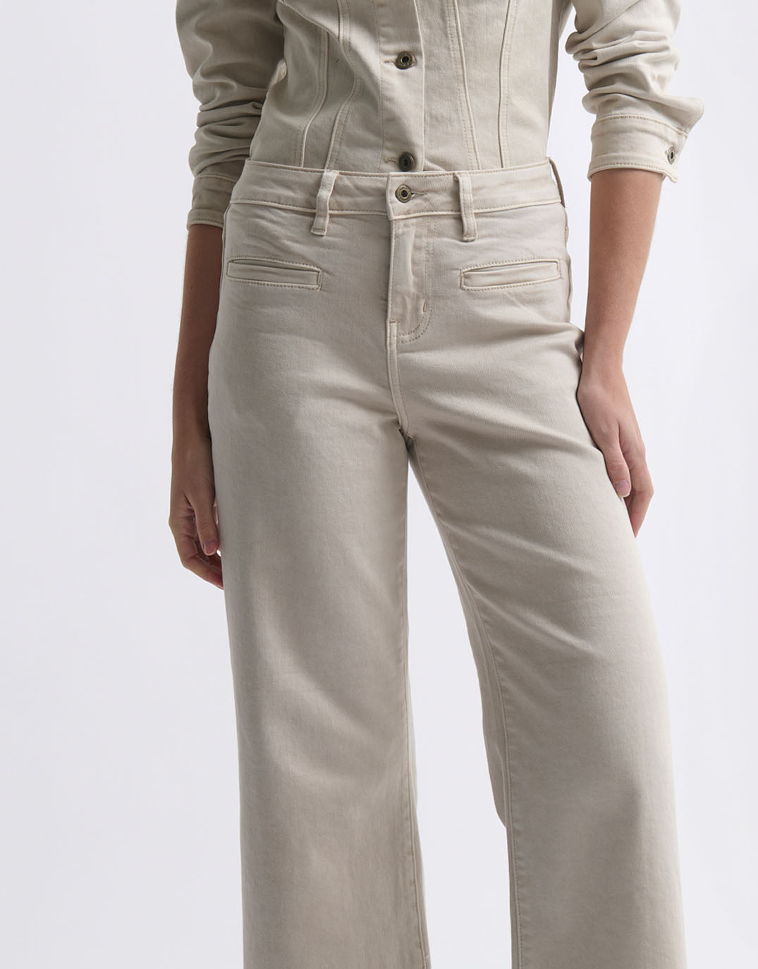 Kireina Freya Welt Pocket Jean (Sand)