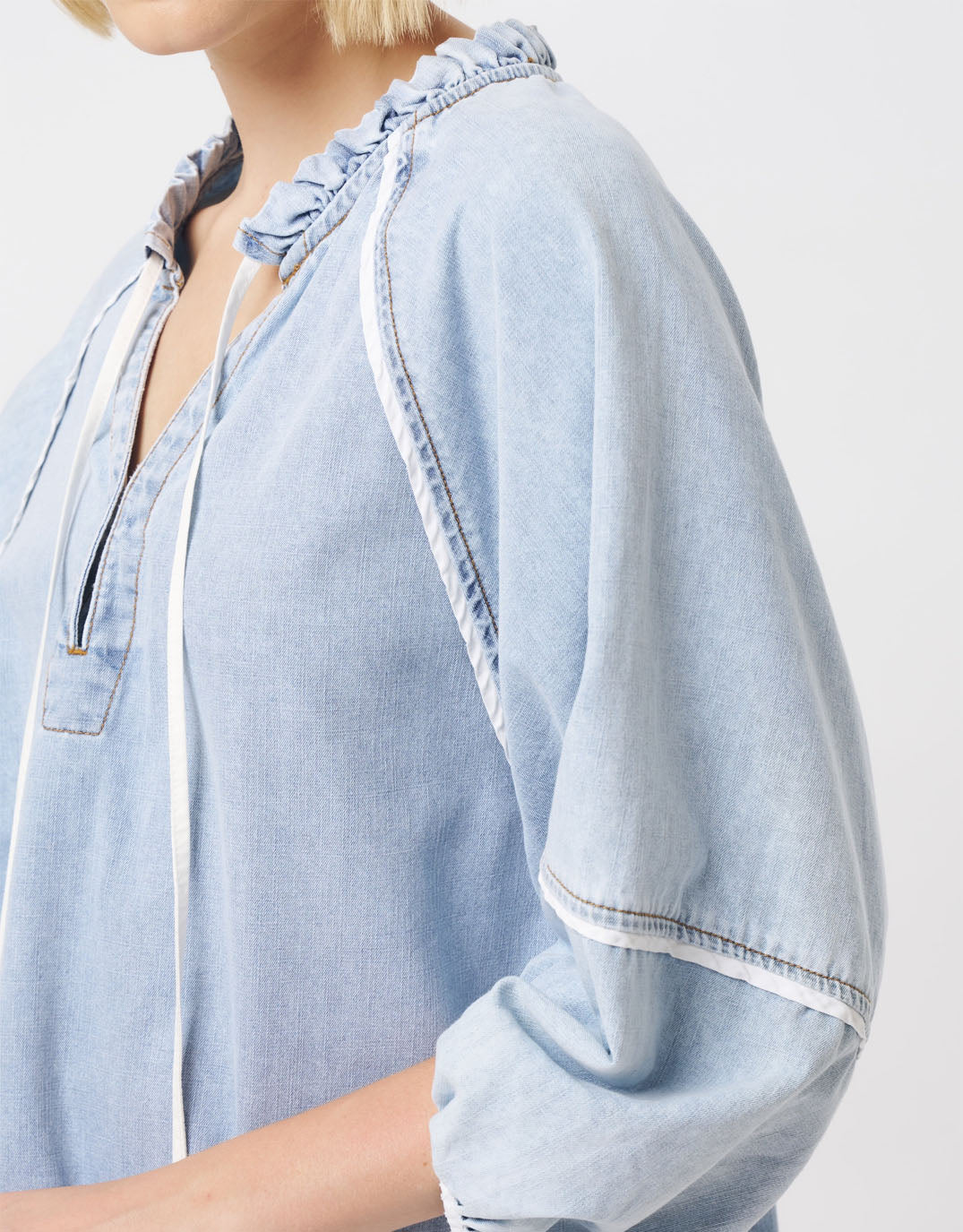 Kireina Joanne Shirt Denim Blue (Blue Denim)
