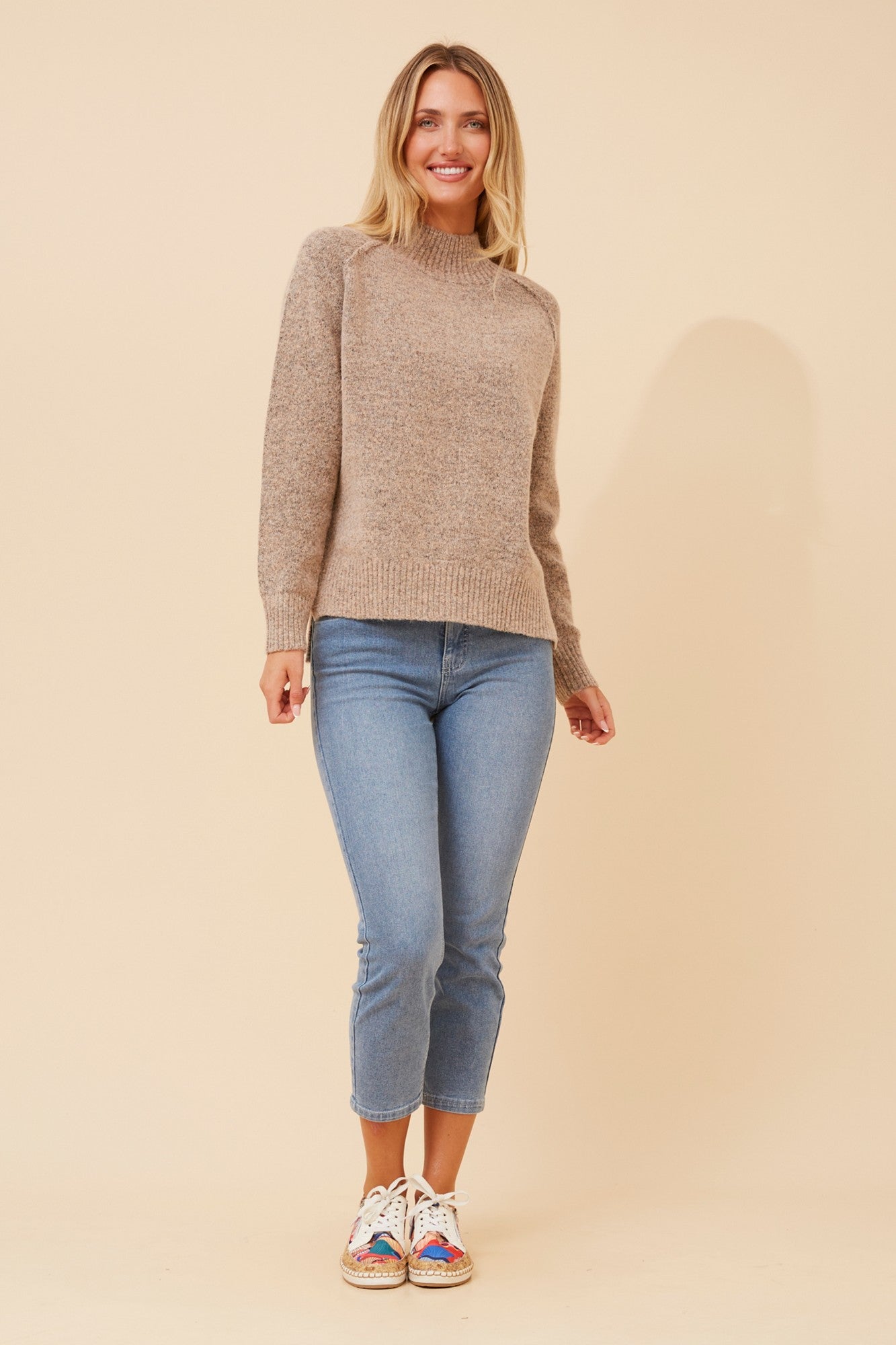 GRETCHEN SOLID KNIT JUMPER (Jade)