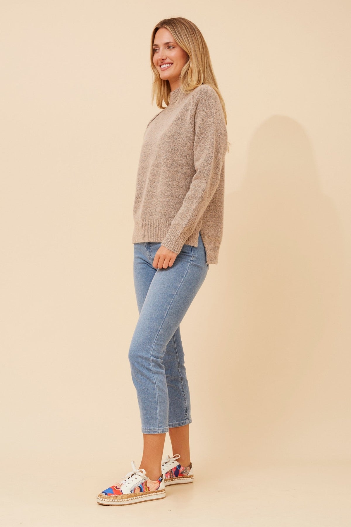 GRETCHEN SOLID KNIT JUMPER (Jade)