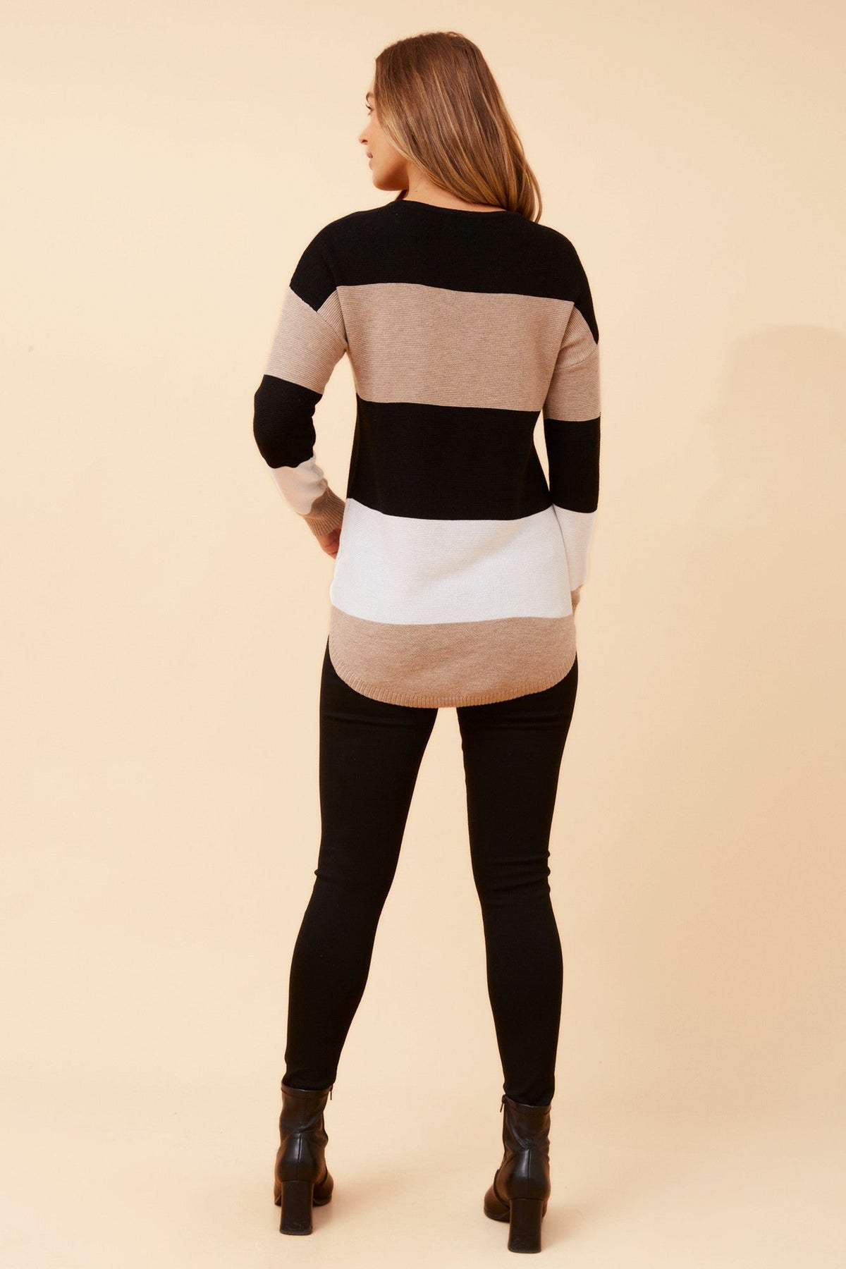 Caroline Morgan Australia OLLIE WOOL BLEND PULLOVER (Camel)
