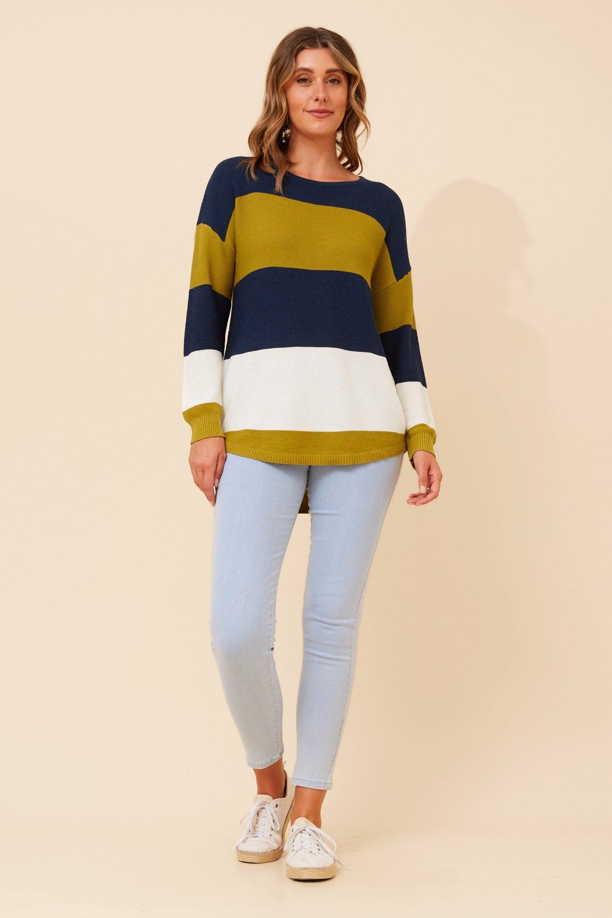OLLIE WOOL BLEND PULLOVER (Chartreuse)