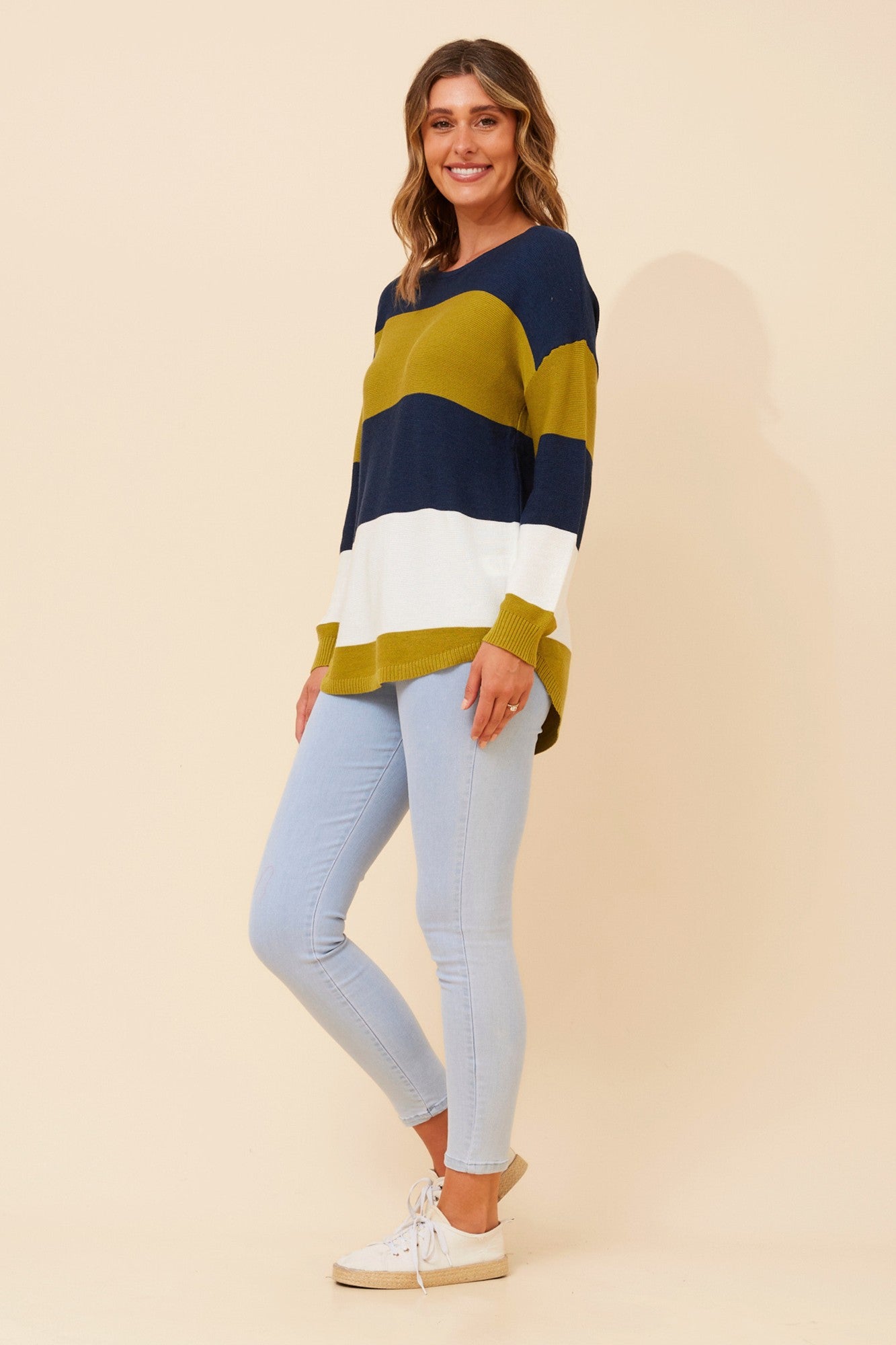 OLLIE WOOL BLEND PULLOVER (Chartreuse)