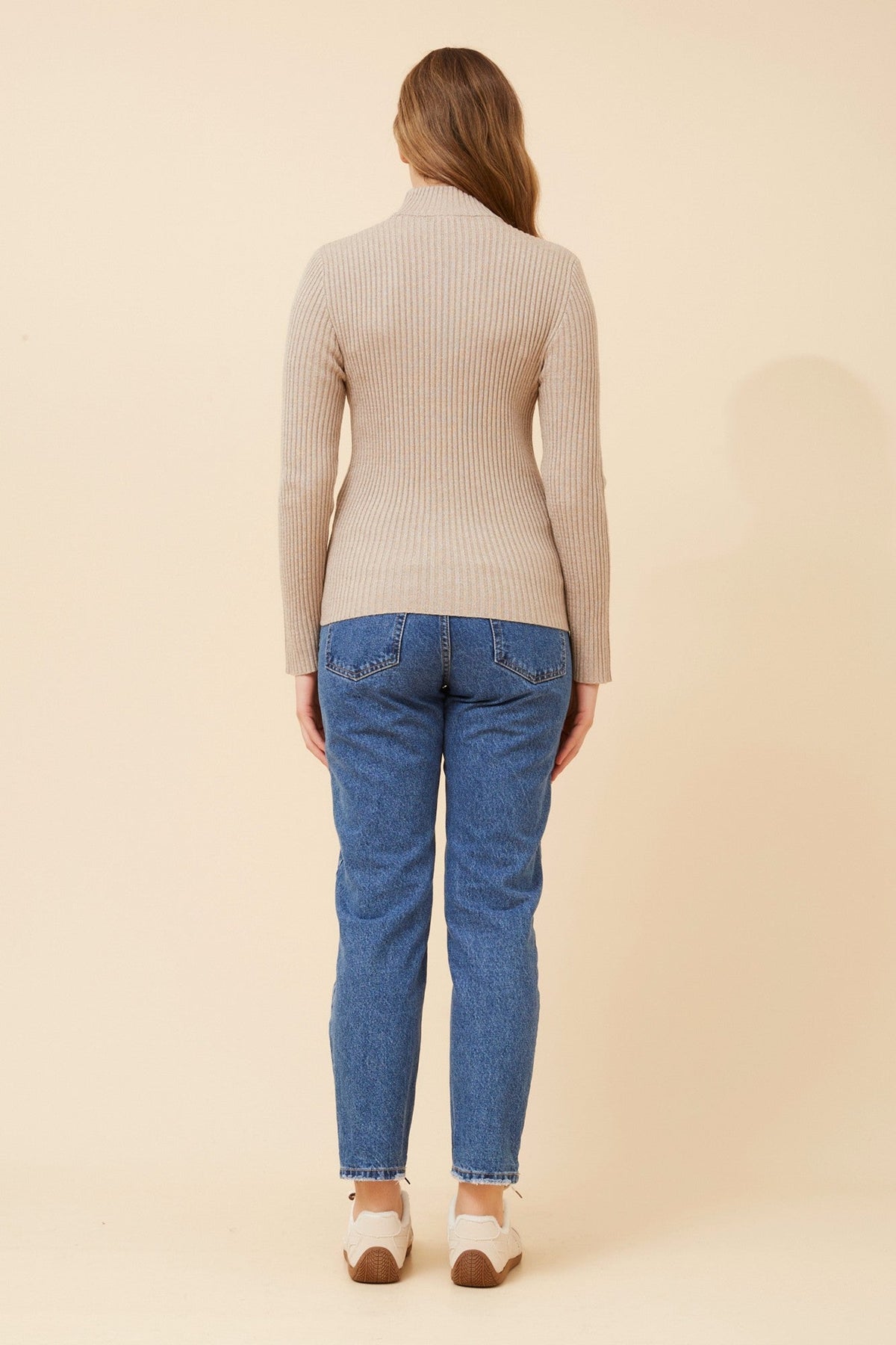Caroline Morgan Australia JUNE SOLID KNIT JUMPER (Clay)