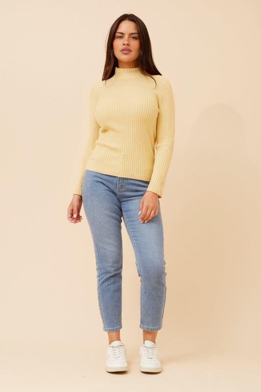 Caroline Morgan Australia JUNE SOLID KNIT JUMPER (Sunlight)