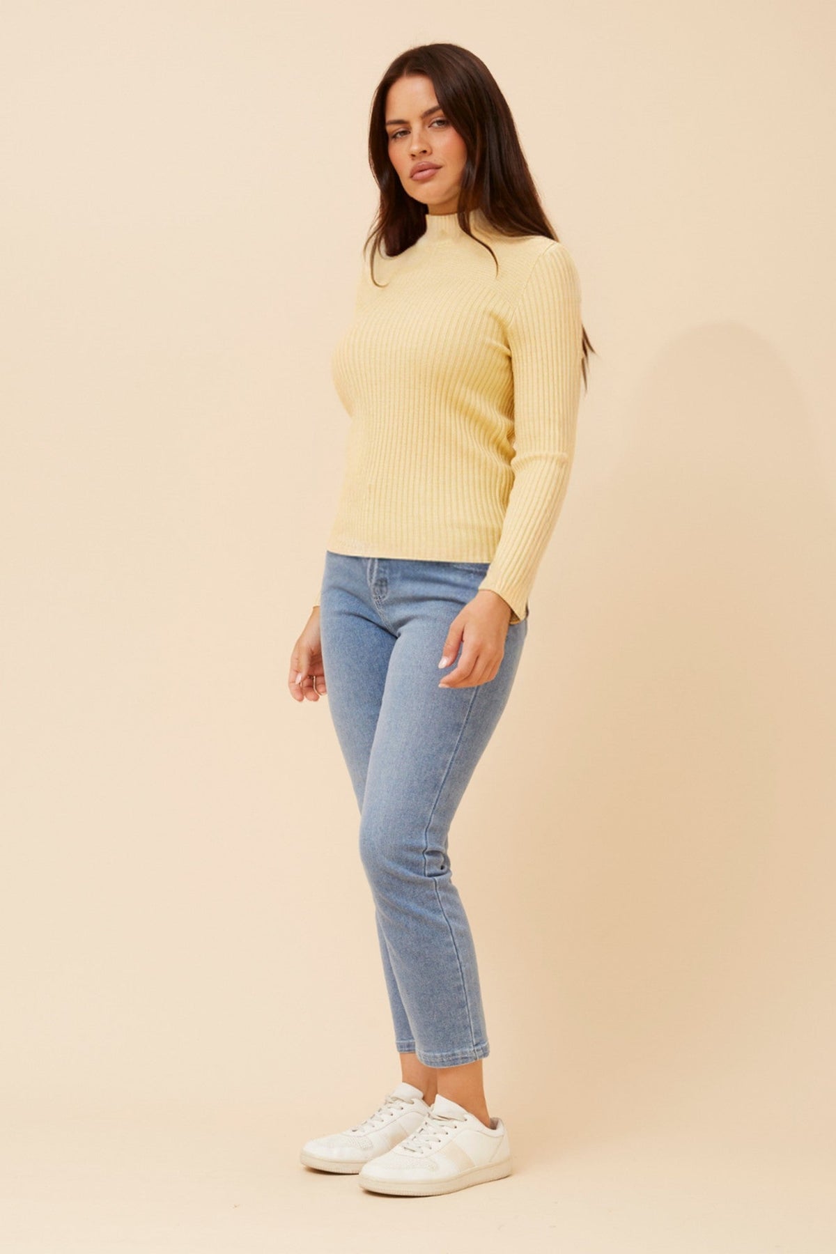 Caroline Morgan Australia JUNE SOLID KNIT JUMPER (Sunlight)