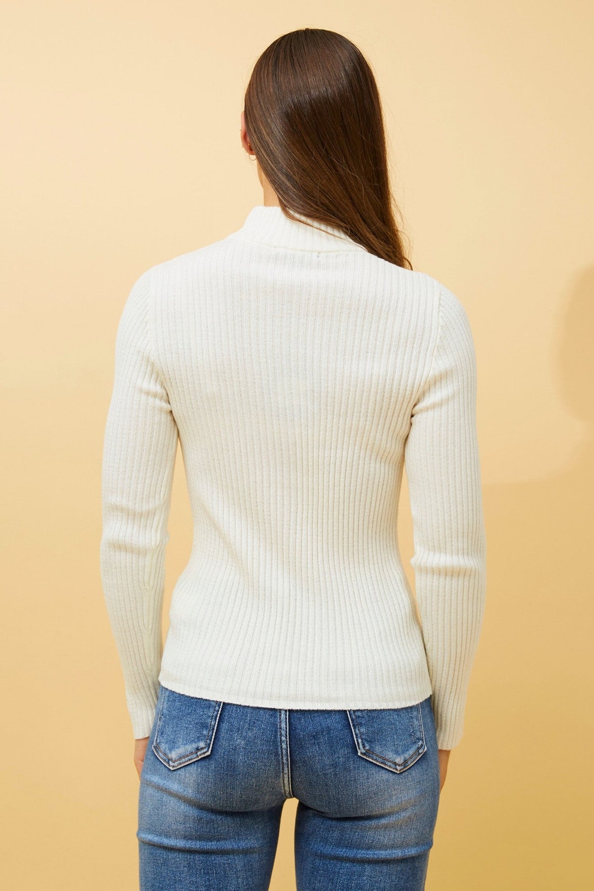 Caroline Morgan Australia JUNE SOLID KNIT JUMPER (White)