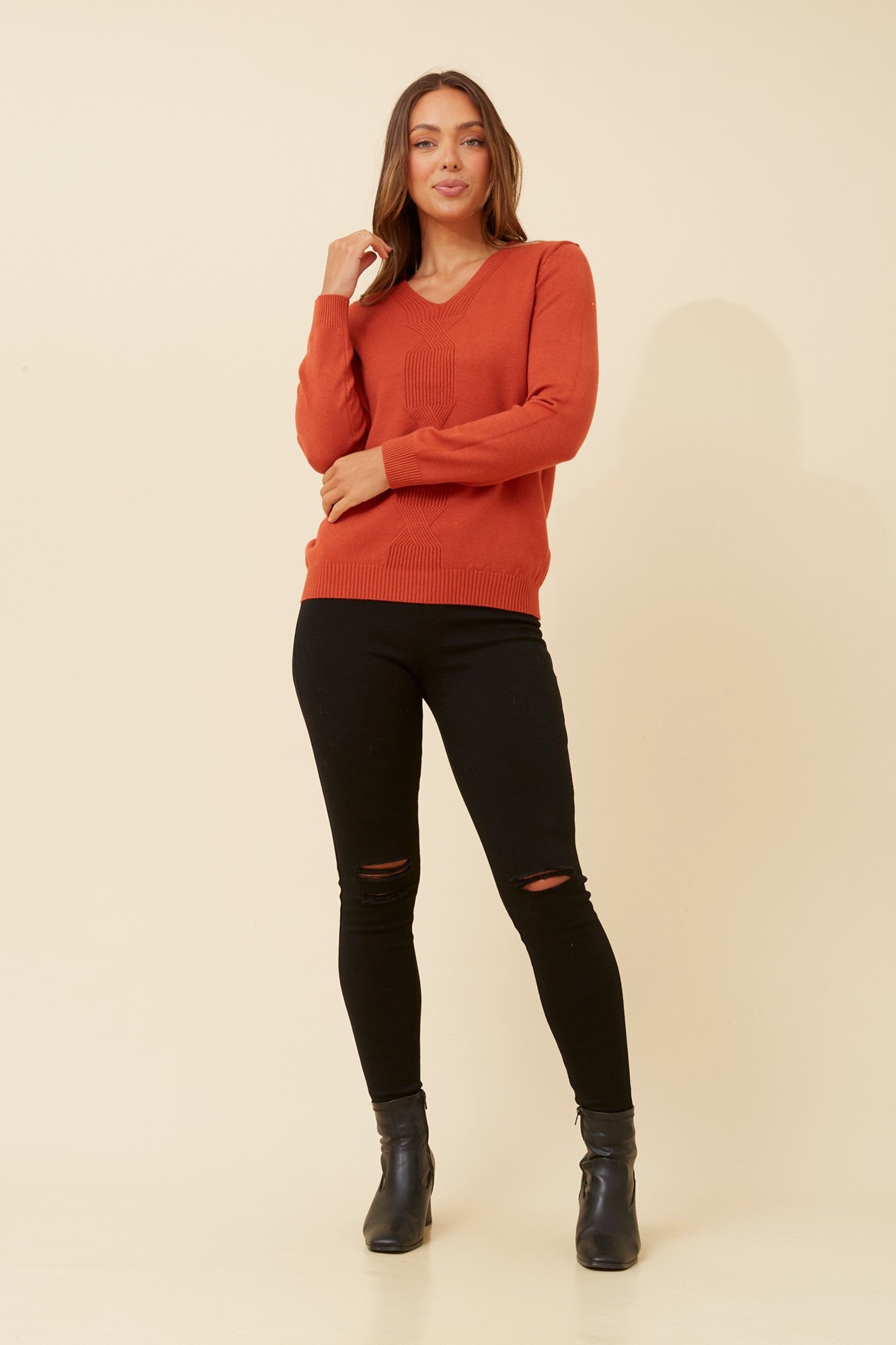 ANGELITA KNIT PULLOVER (Orchid)