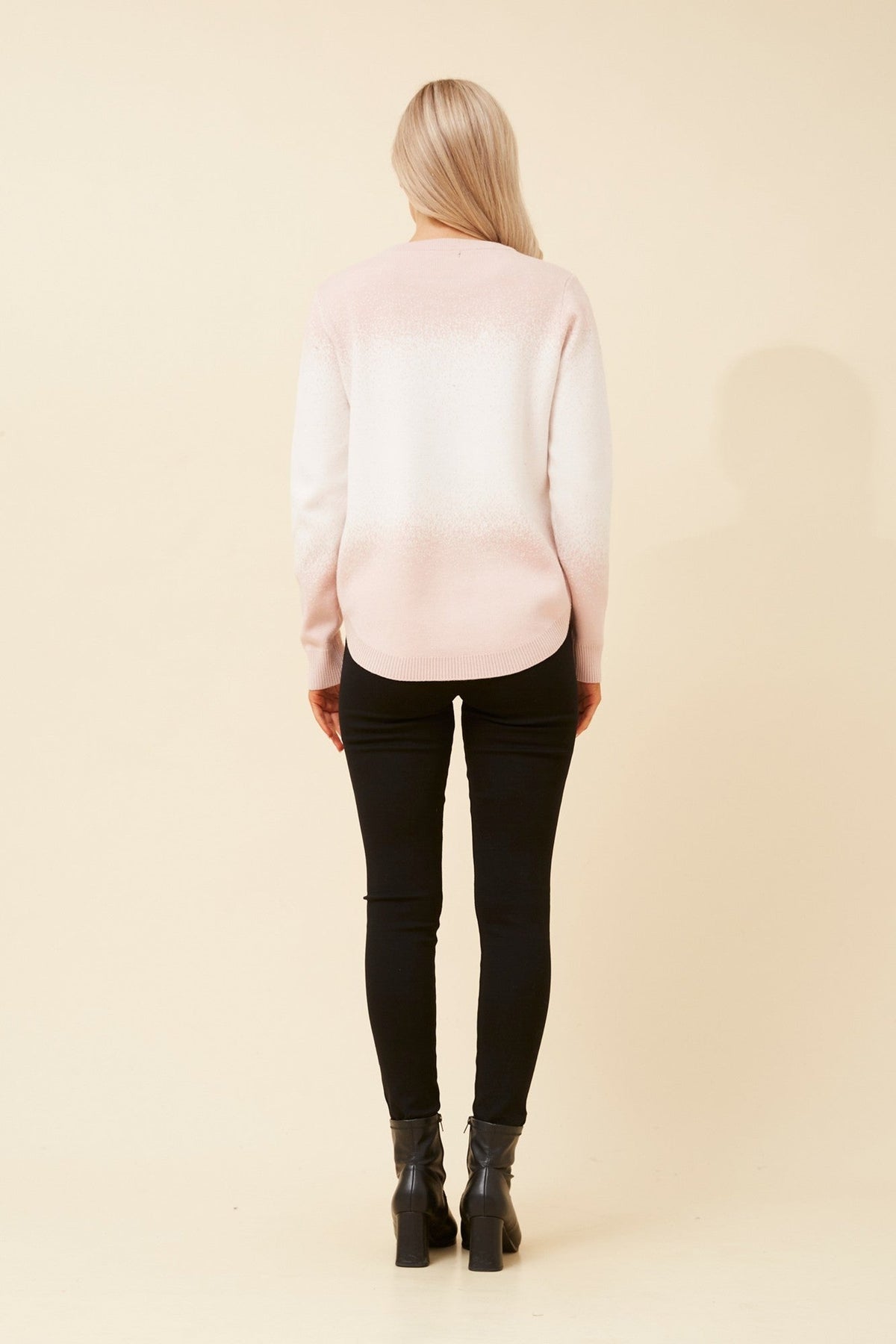 Caroline Morgan Australia BRAY COLOURBLOCK KNIT PULLOVER (Pink)