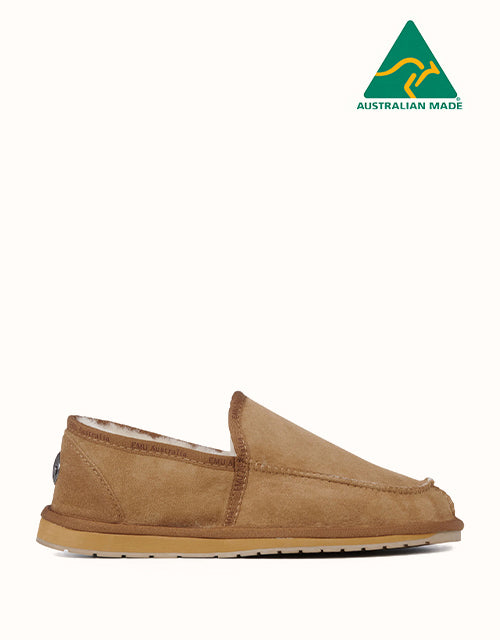 Image of Slippers. Product name - Emu® Platinum Hume in Chestnut colour by brand - Emu