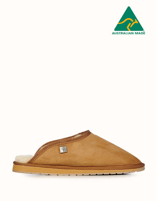 Image of Slippers. Product name - Emu® Platinum Esperence in Chestnut colour by brand - Emu