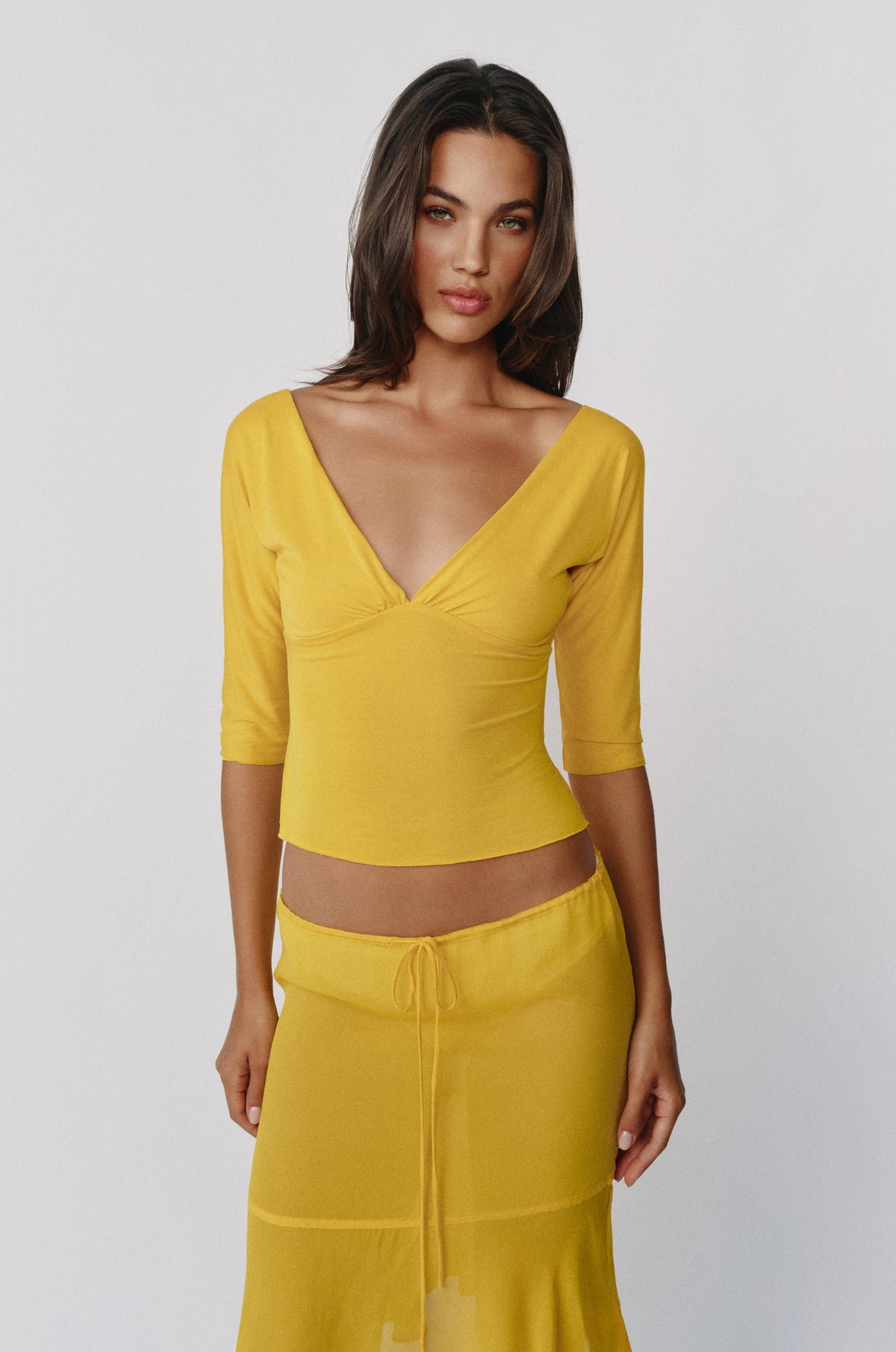 With Jéan Lana Top (Golden Yellow)