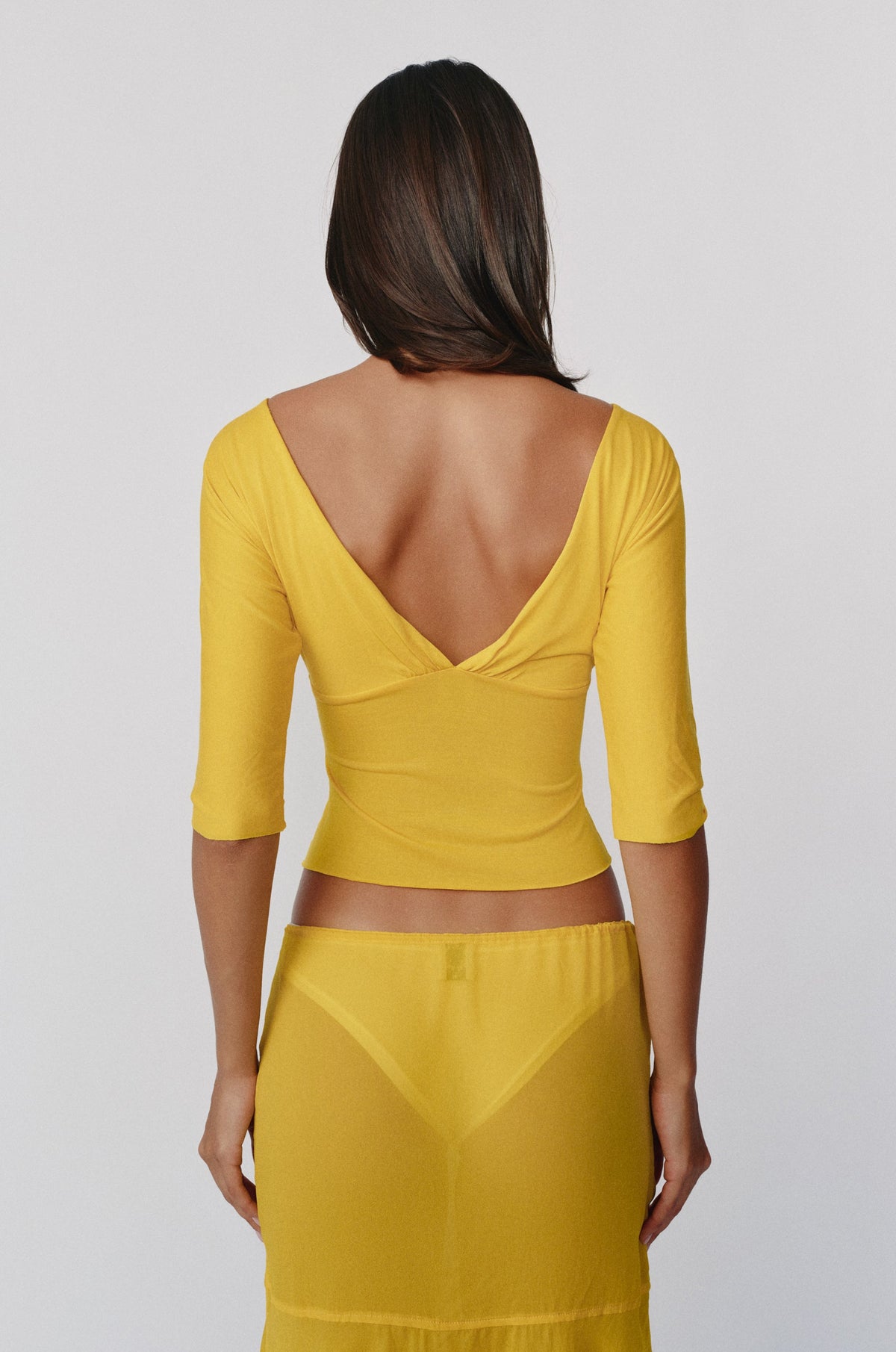 With Jéan Lana Top (Golden Yellow)