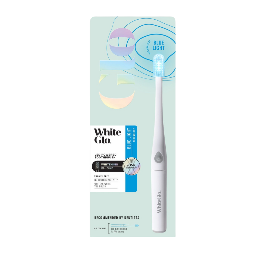 Image of Oral Care. Product name - Blue Light Sonic Toothbrush in colour by brand - White Glo