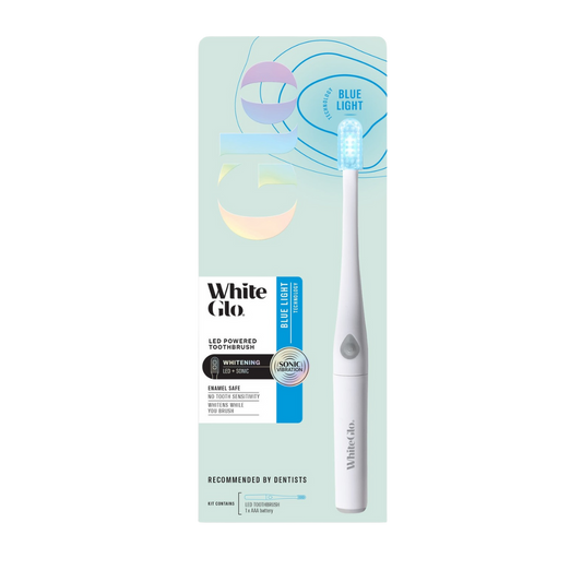 Image of Oral Care. Product name - Blue Light Sonic Toothbrush in colour by brand - White Glo