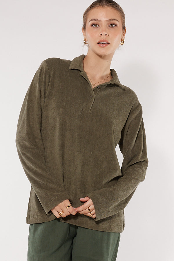 Division Itami Terri Long Sleeve Shirt (Khaki)