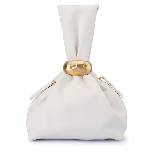 Olga Berg LENNI Pouch Bag (White)