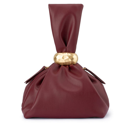Olga Berg LENNI Pouch Bag (Burgundy)