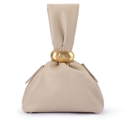 Image of Bags. Productname: LENNI Pouch Bag in Mink colour by brand - Olga Berg