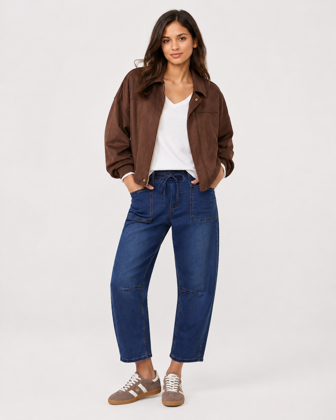 Monaco Leo Barrel Jeans (Ink)