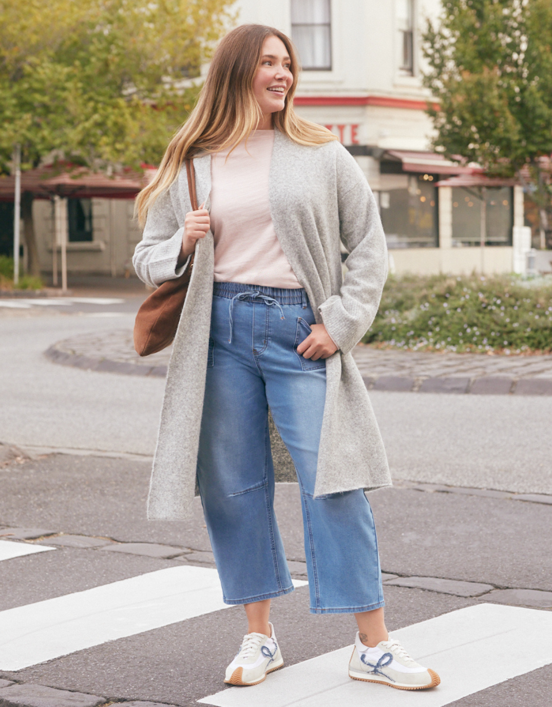 Monaco Leo Barrel Jeans (Blue Denim)