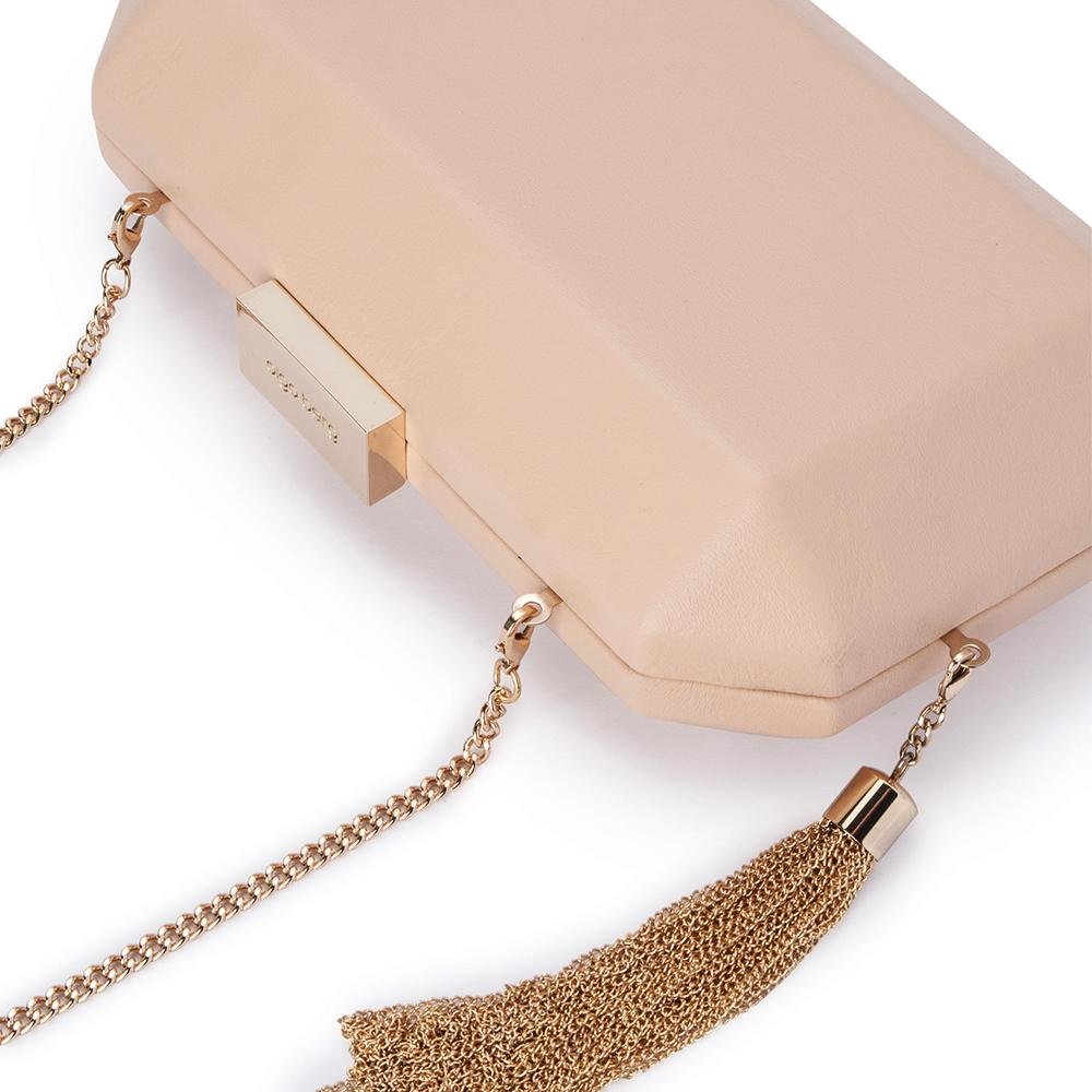 Olga Berg LIA Facetted Clutch (Gold)
