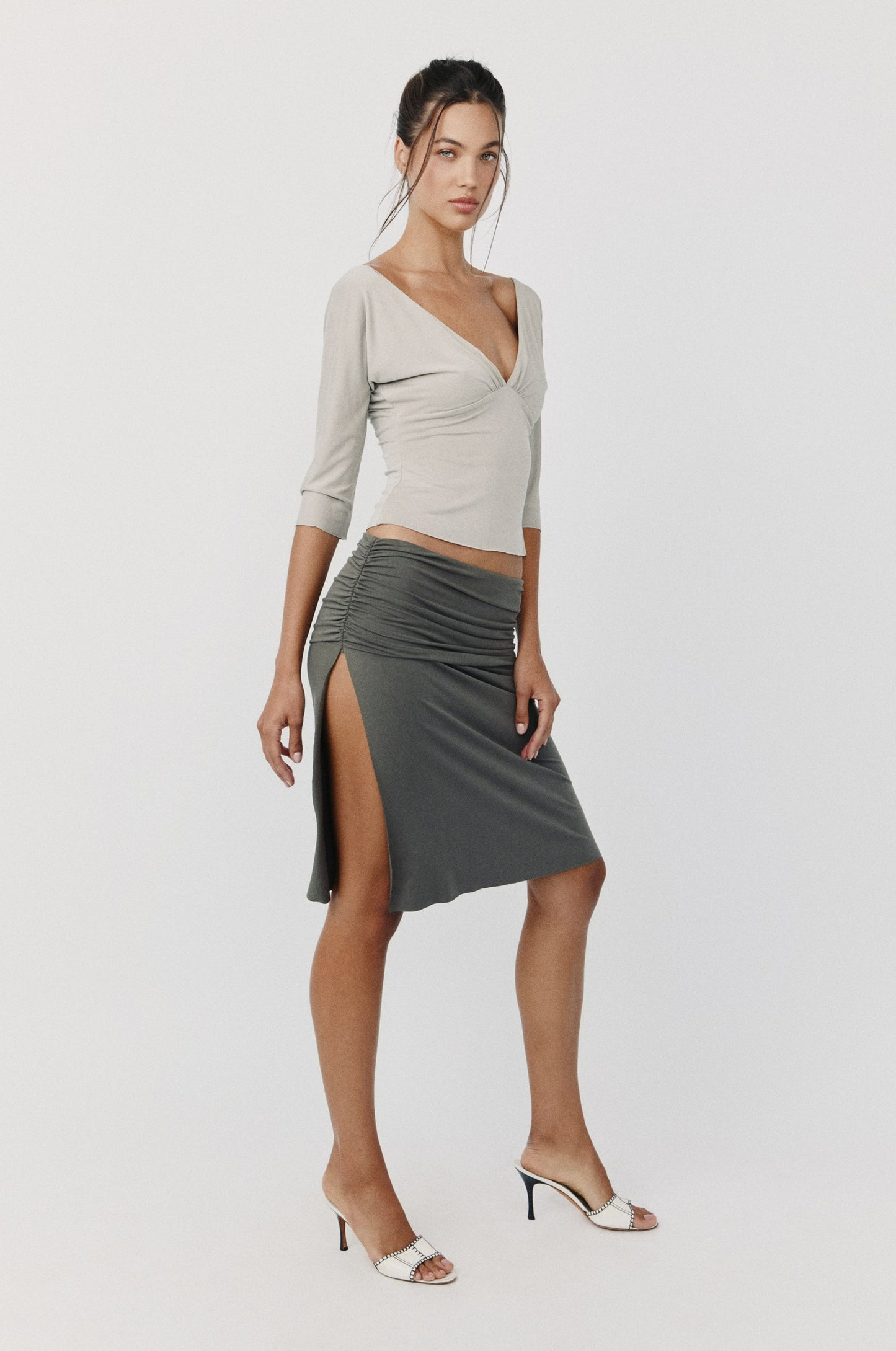 Lila Skirt (Slate)