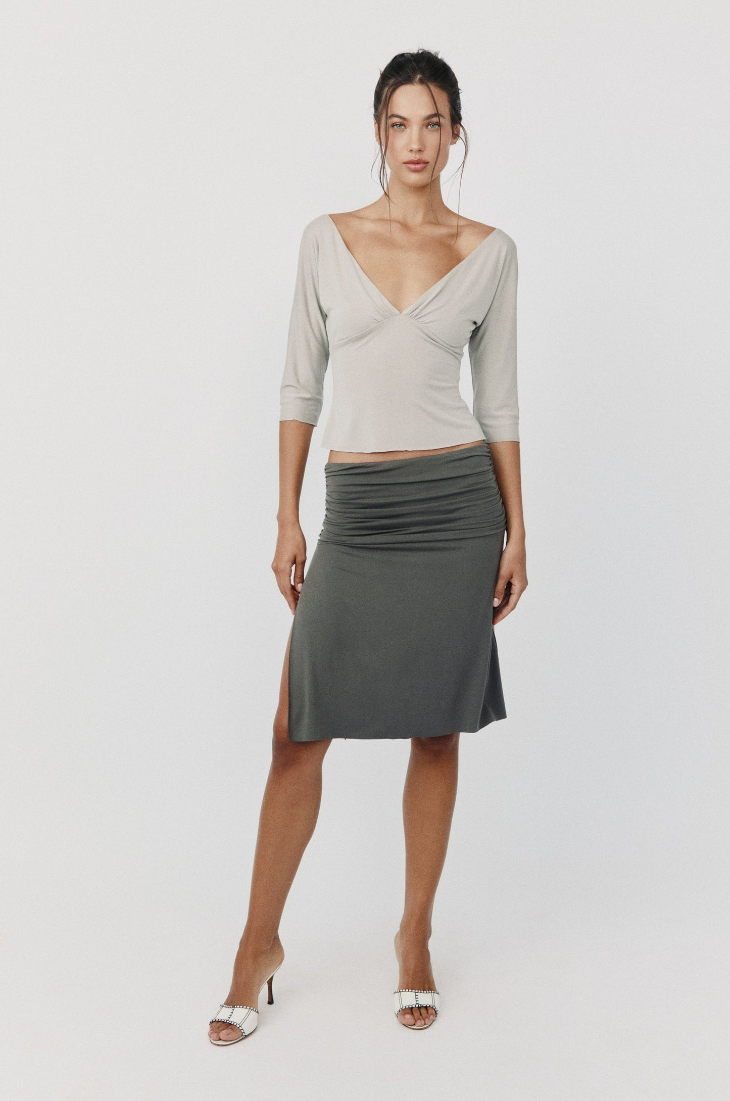 Lila Skirt (Slate)
