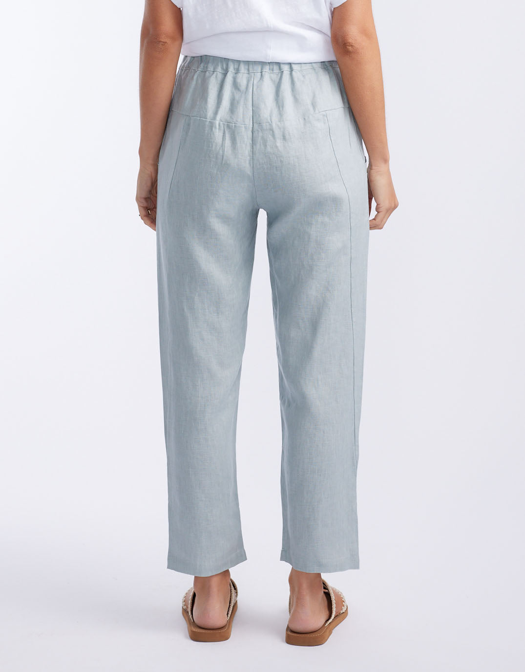 Little Lies Luxe Linen Pants (Dove)