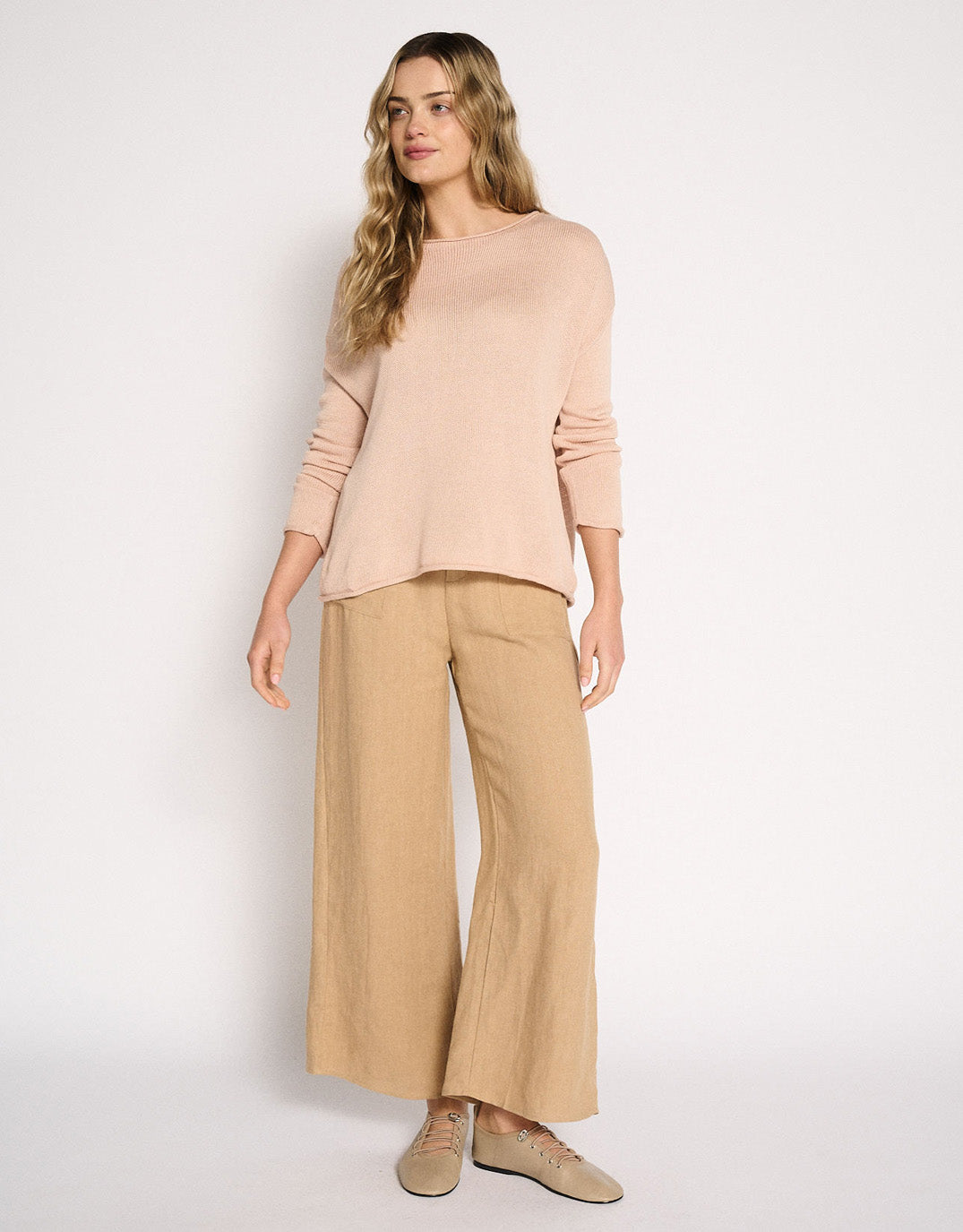 Little Lies Spring Knit (Dusty Pink)