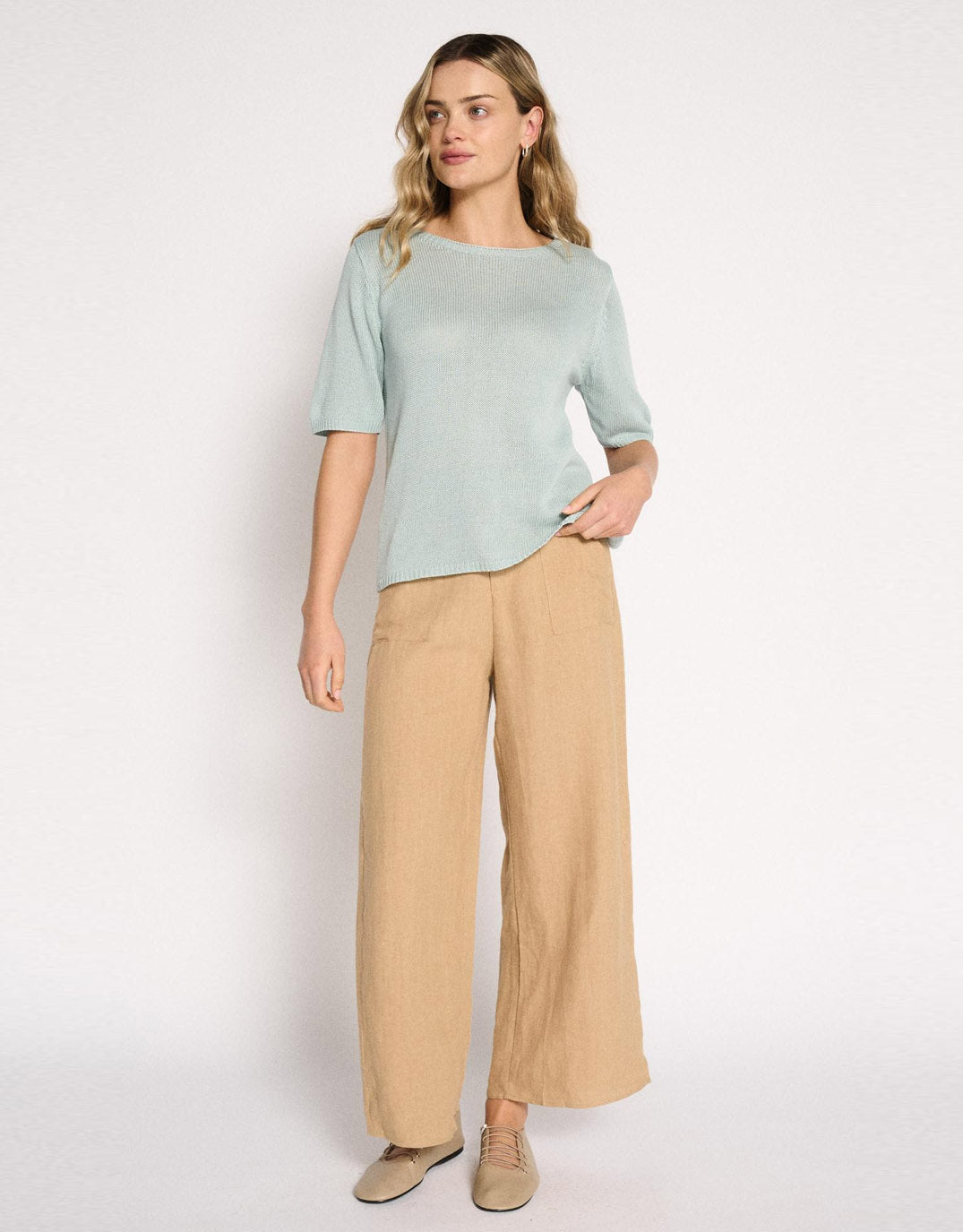 Little Lies Spring Tee (Dusty Aqua)