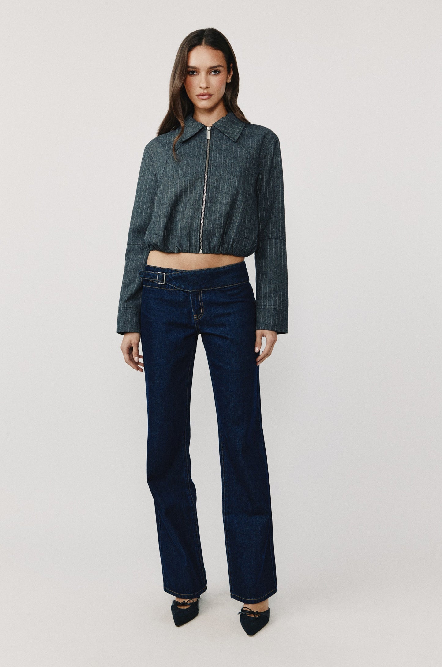 Logan Jacket (Pinstripe)