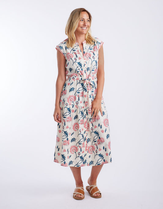 Daisy Boo Midi - (Capri Pink Blue)