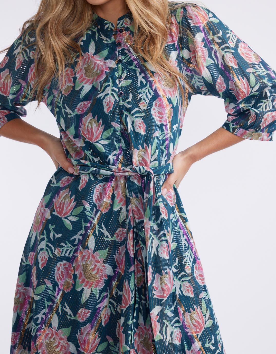 Lola Scarlett Maxi Dress (Saint Candy Teal)