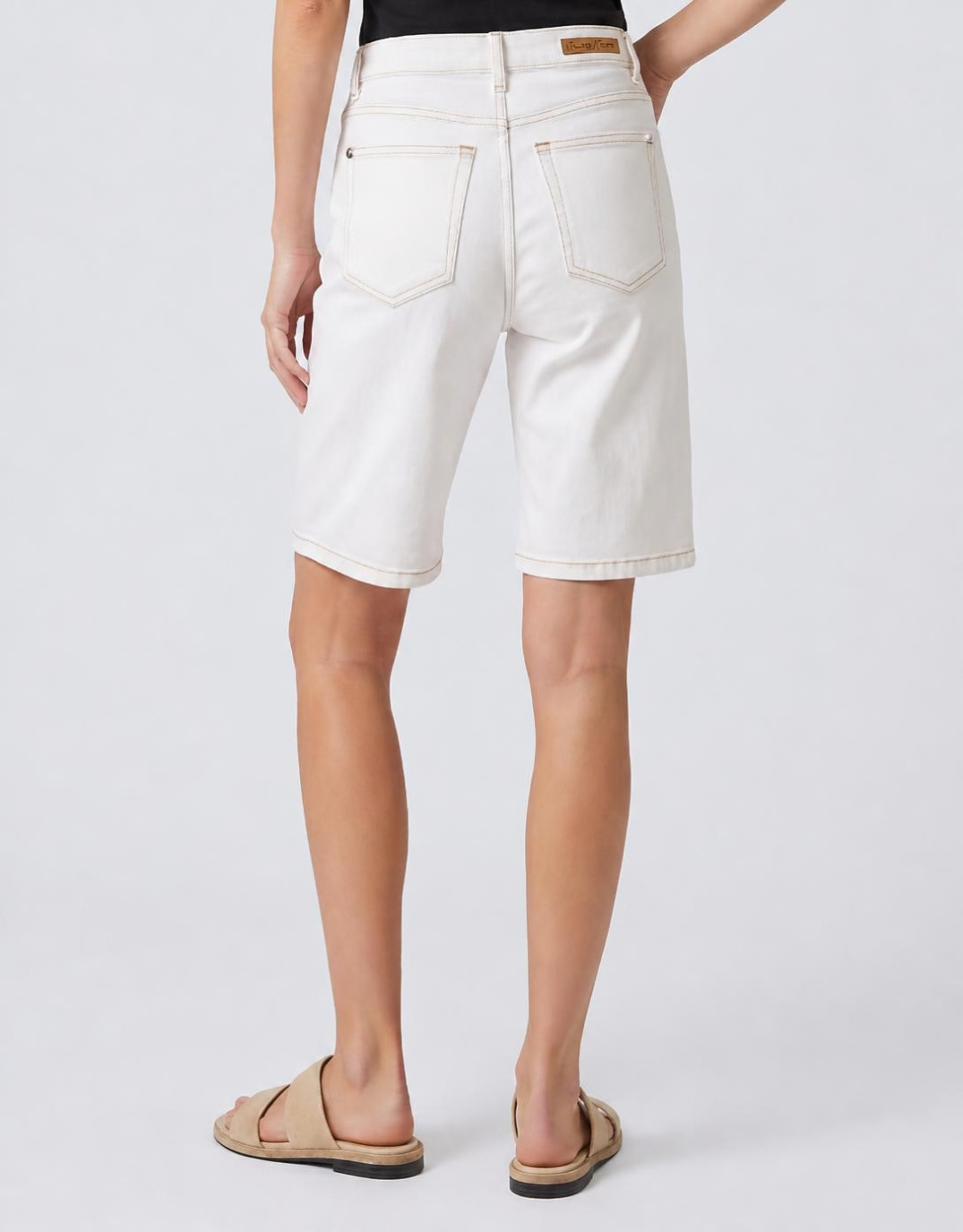 132 Fashion Lucie Denim Short (Off White)