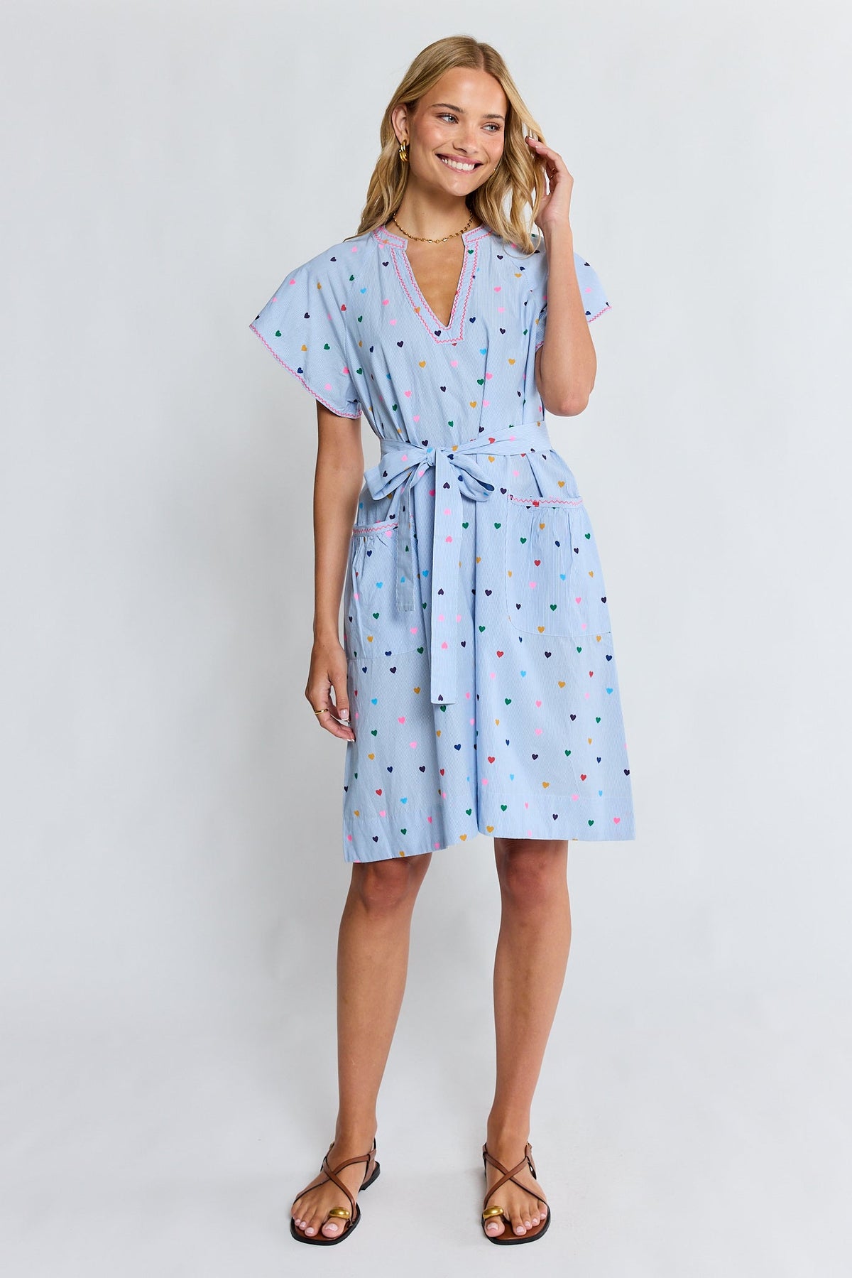 LulaLife Amour Dress (Stripe)