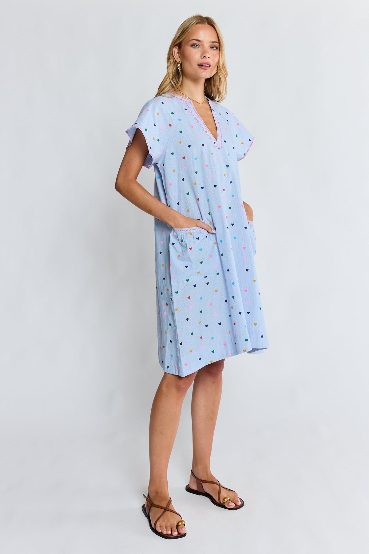 LulaLife Amour Dress (Stripe)