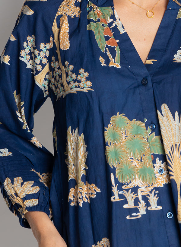 LulaLife Amrita Shirt (Navy)