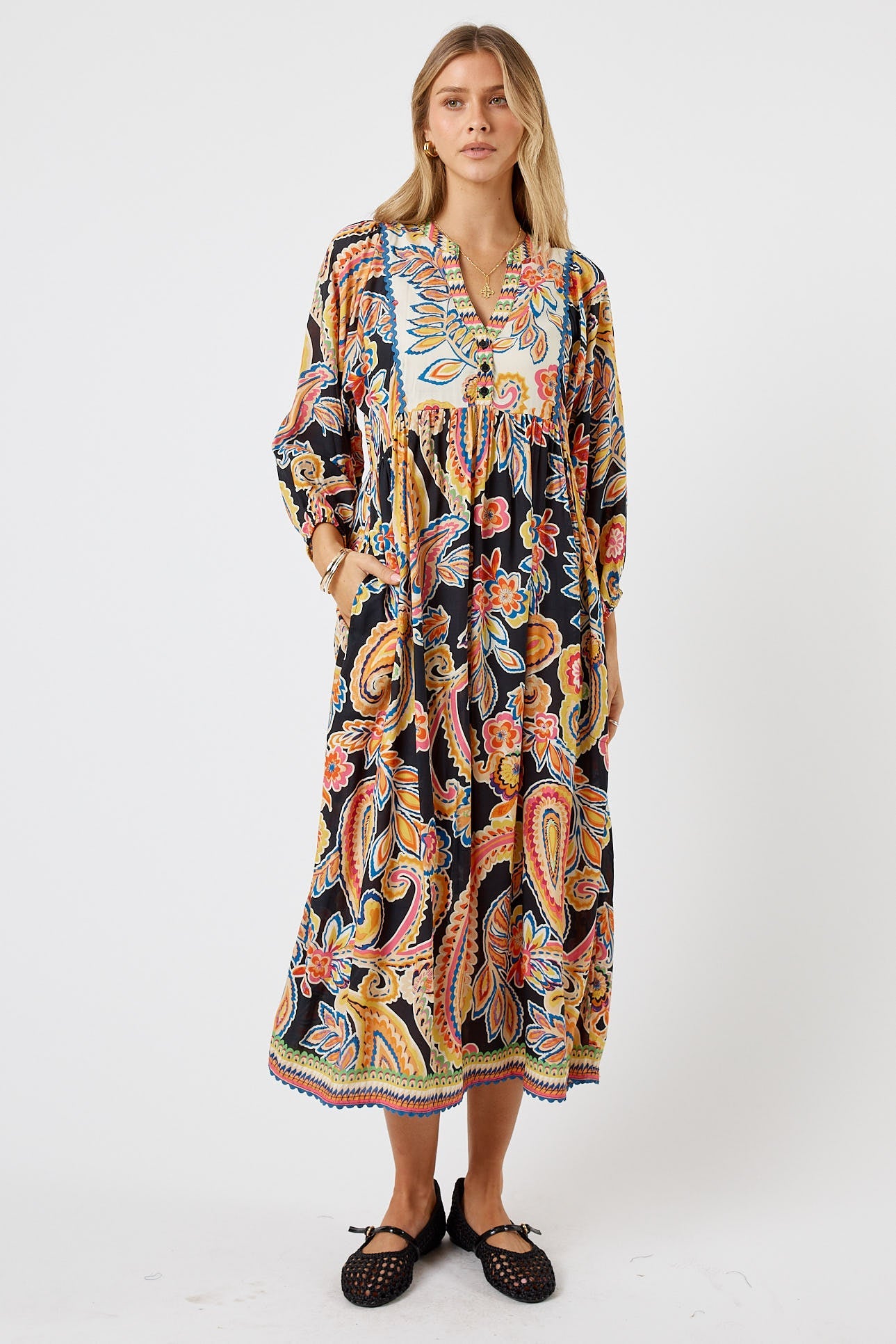 Image of Dresses. Product name - LulaLife Anouk Midi in Midi colour by brand - LulaLife