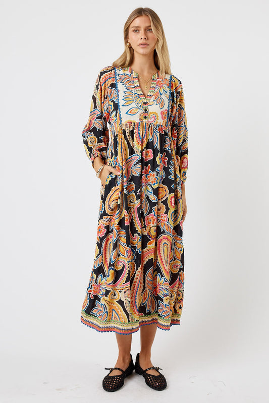 Image of Dresses. Product name - LulaLife Anouk Midi in Midi colour by brand - LulaLife