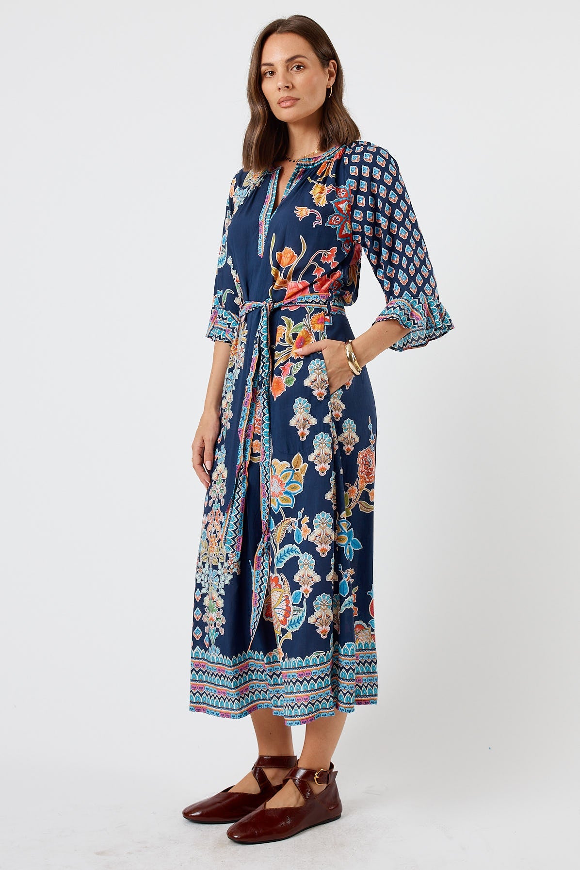 LulaLife Arden Midi (Navy)