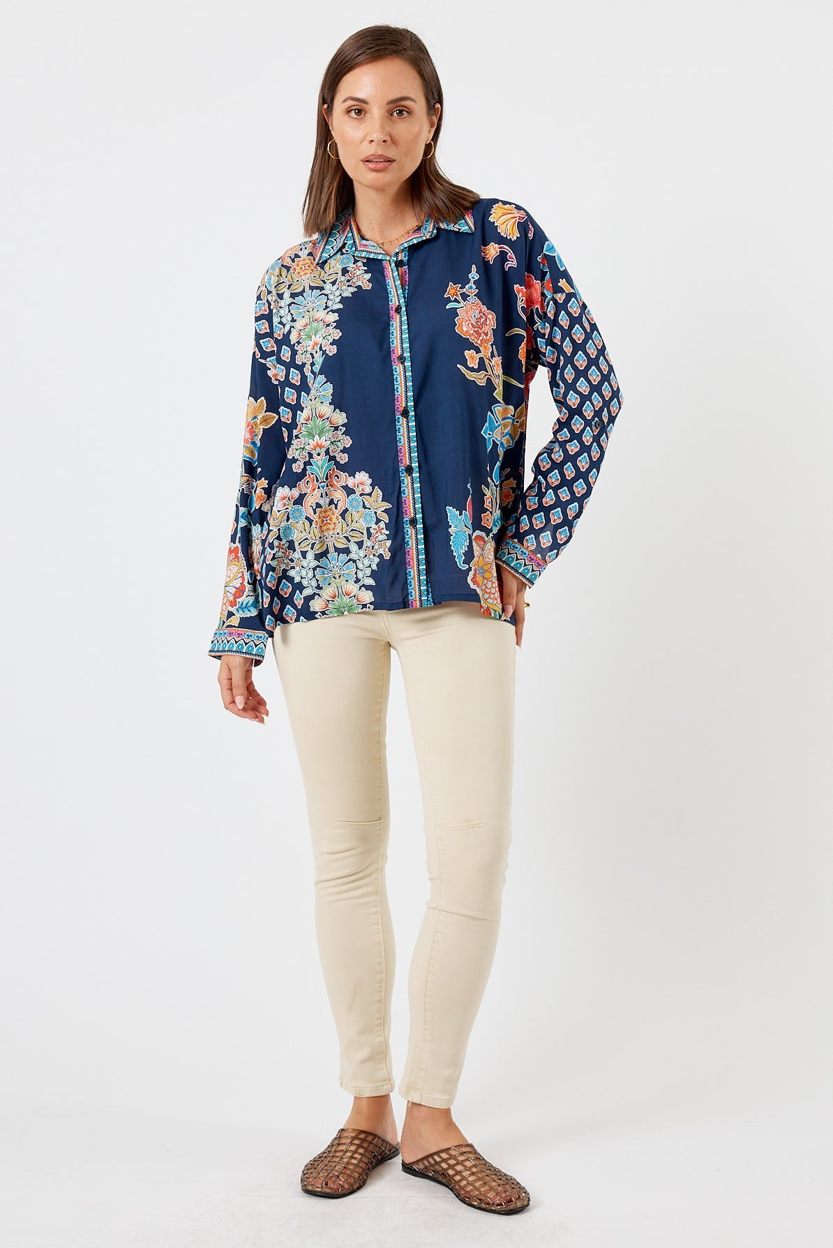 LulaLife Arden Shirt (Navy)