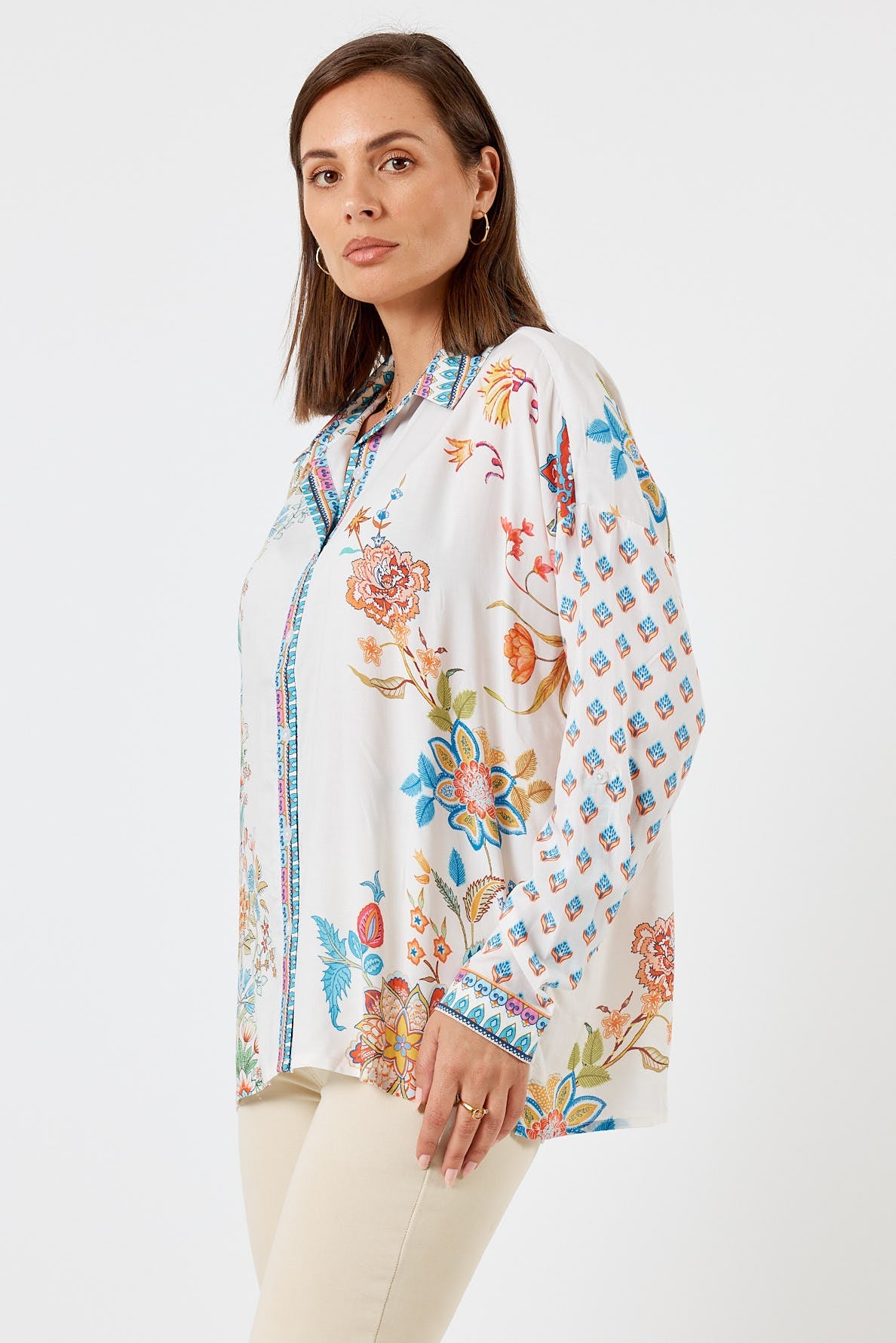 LulaLife Arden Shirt (White)