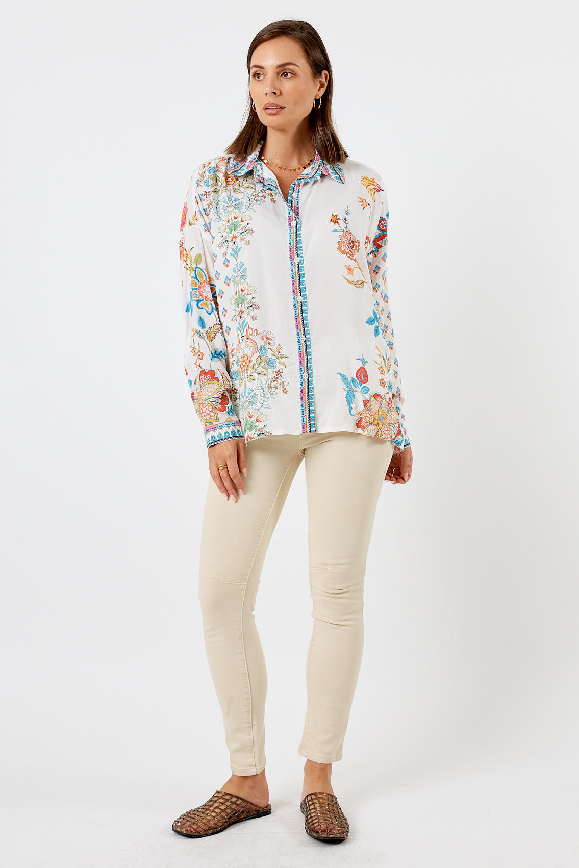 LulaLife Arden Shirt (White)