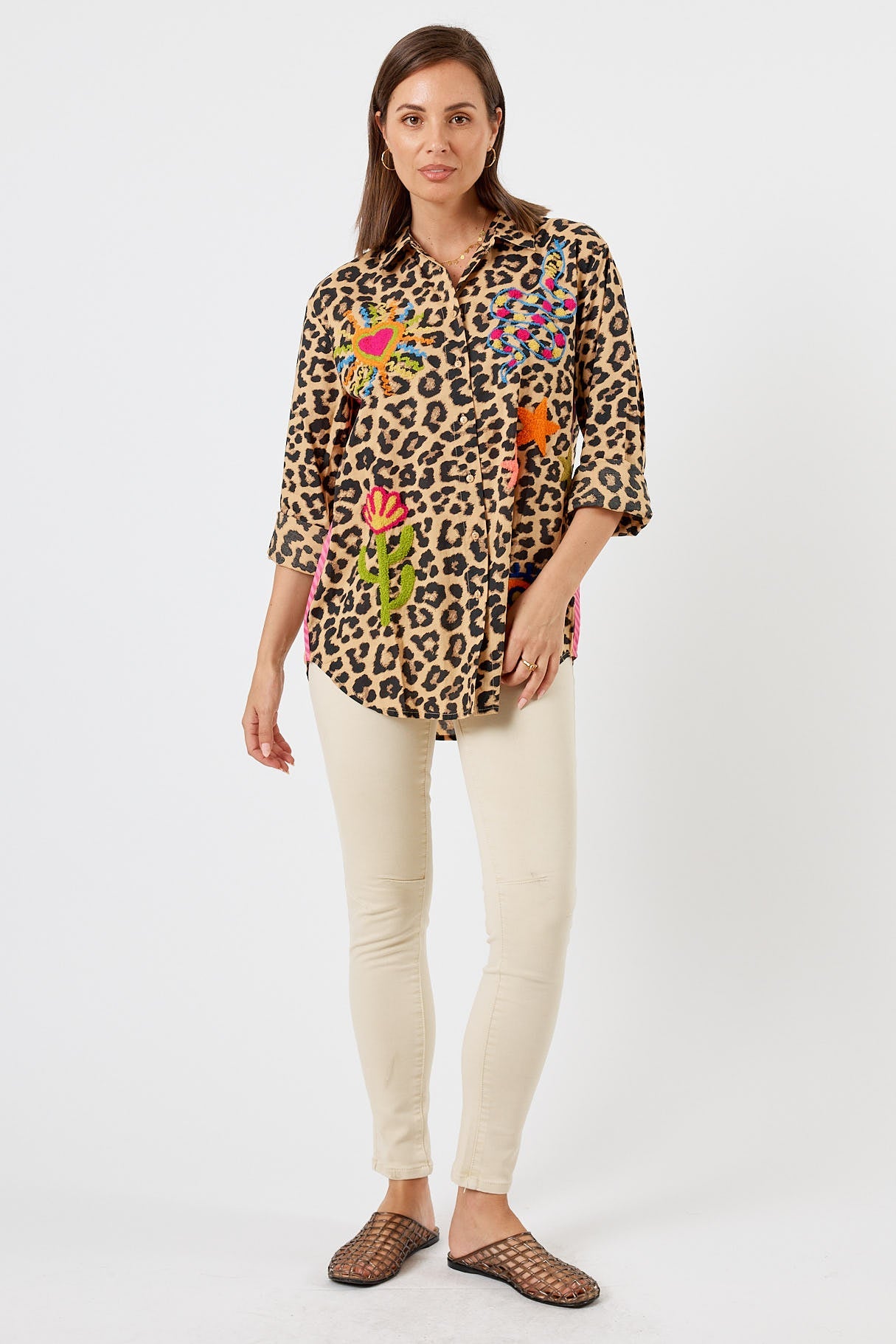 LulaLife Azure Shirt (Leopard)